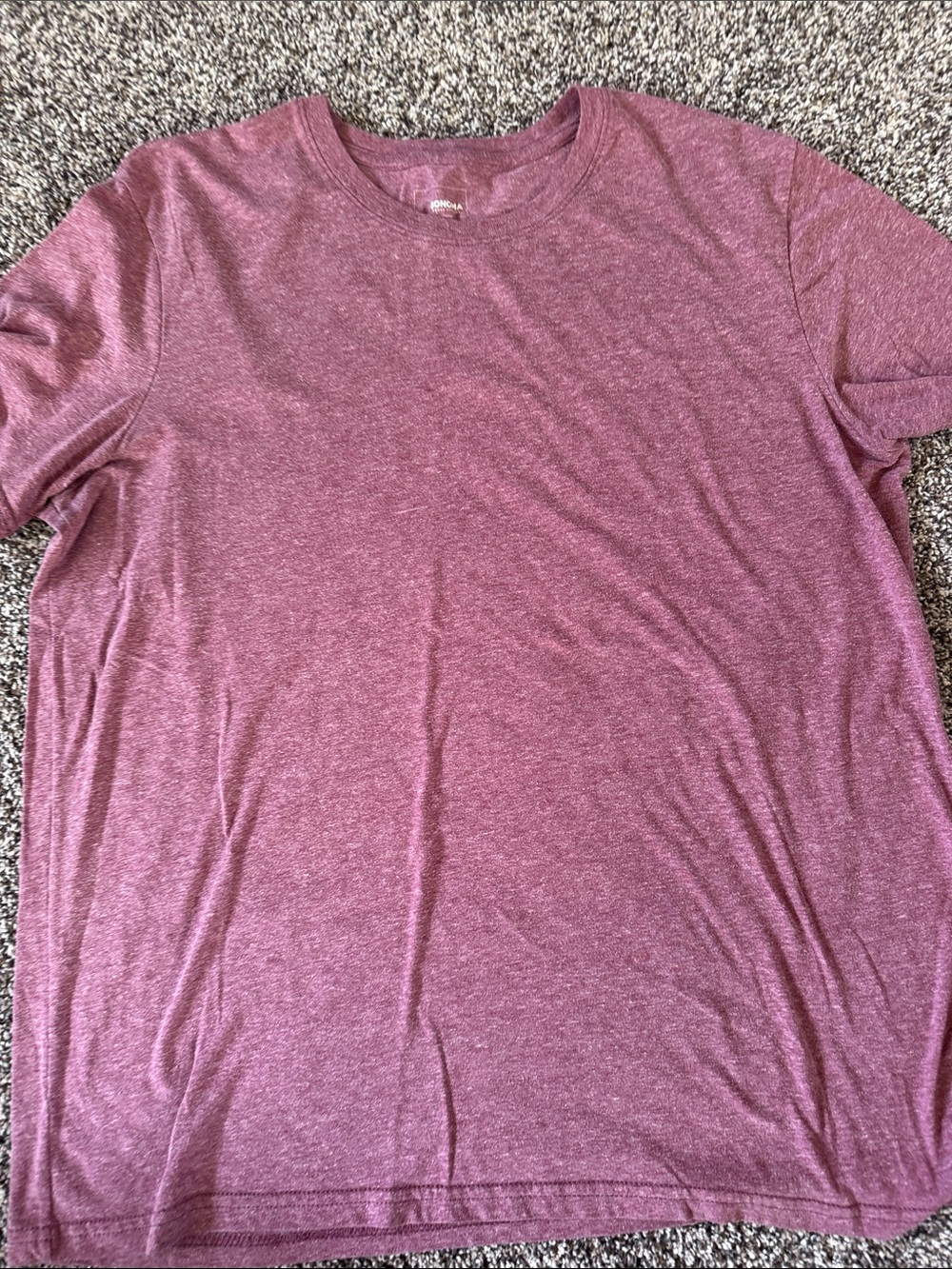 Sonoma Women's Short Sleeve Crew Tee in Heathered Berry
